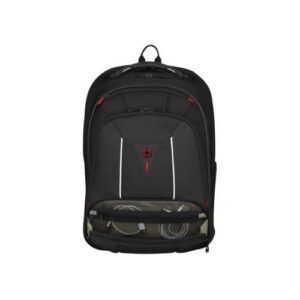 Wenger, Carbon Pro, Business Backpack with 15.6" Laptop Sleeve and Tablet Pocket, Black "653129"