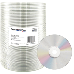 CD-R SmartDisk Pro VERBATIM, 52X, Shiny Silver, Wrap 100 buc, "69832"