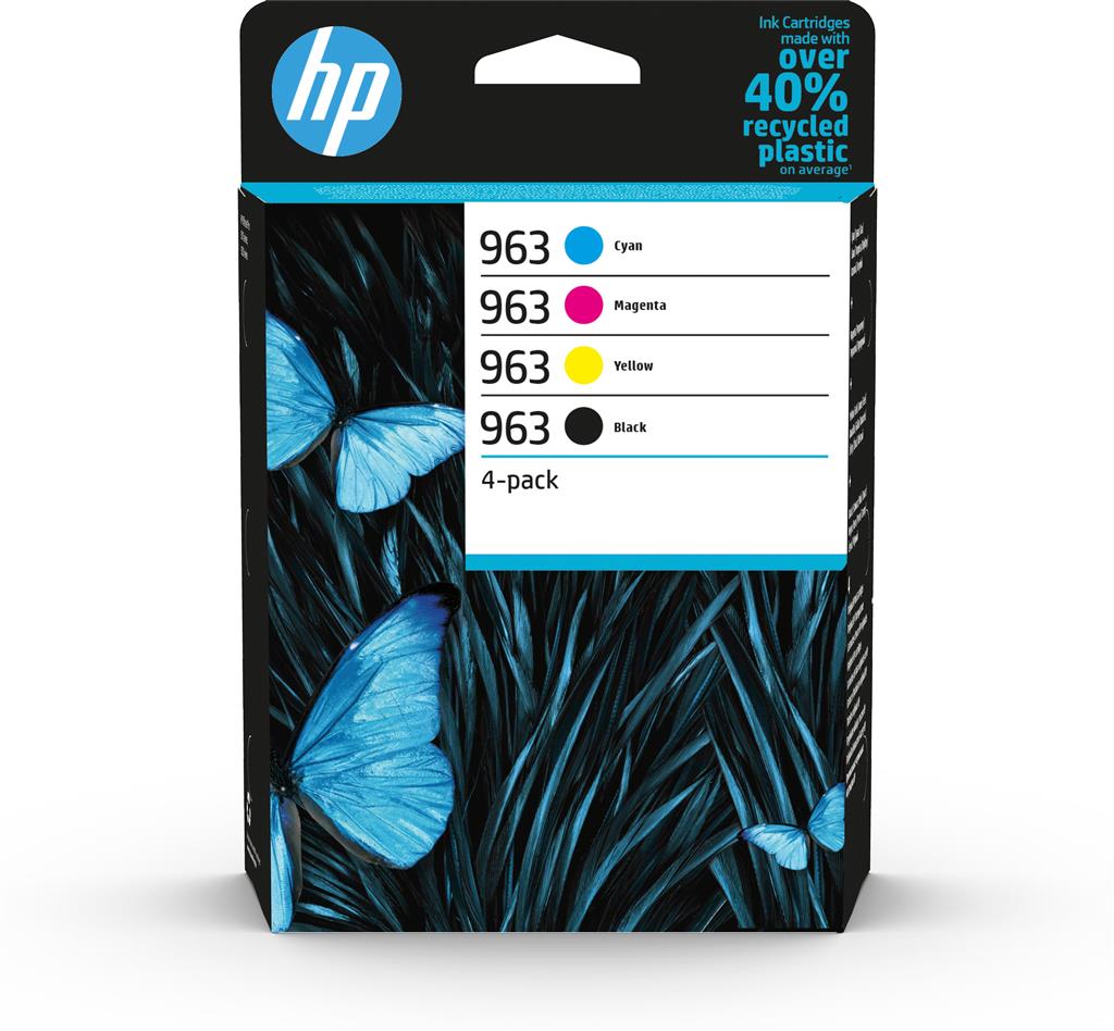 Combo-Pack Original HP CMYK, nr.963, pentru OfficeJet Pro 9010|9013|9014|9020|9023 , , (timbru verde 0.60 lei), "6ZC70AE"