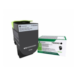 Toner Original Lexmark Black, 71B20K0, pentru CX317|CS317|CX417|CS417, 3K, (timbru verde 1.2 lei) , "71B20K0"