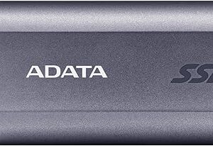 SSD EXTERN ADATA, USB Type-C, 500 GB, scriere 1050 MB/s / citire1000 MB/s, metalic "SC750-500G-CCBK" (timbru verde 0.03 lei)