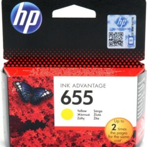 Cartus Cerneala Original HP Yellow, nr.655, pentru DJ3525|4615|4625|5525|6525, , (timbru verde 0.15 lei), "CZ112AE"