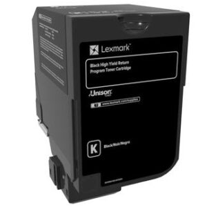 Toner Original Lexmark Black, 74C2HK0, pentru CS720|CS725|CX725, 20K, (timbru verde 1.2 lei) , "74C2HK0"