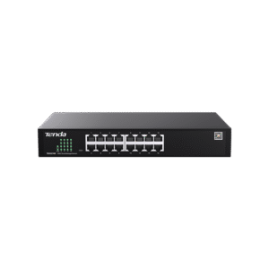 SWITCH TENDA managed, 16 porturi gigabit RJ-45, management Tenda CloudFi, metalic "TEG2216D"  (timbru verde 2 lei)