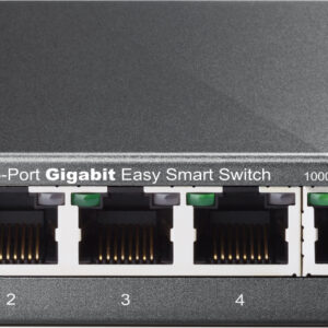 SWITCH TP-LINK  5 porturi Gigabit. carcasa metalica "TL-SG105E" (timbru verde 2 lei)
