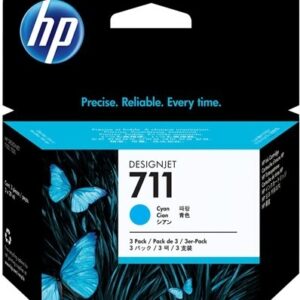 Tri-Pack Original HP Cyan, nr.711, pentru DesignJet T120|T520, , (timbru verde 0.45 lei), "CZ134A"