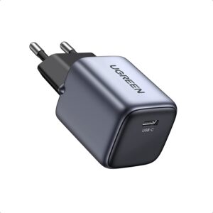 INCARCATOR retea Ugreen, Nexode "CD318" Quick Charge 20W GaN, 1 x USB Type-C 5V/3A, negru "90664" (timbru verde 0.18 lei) -