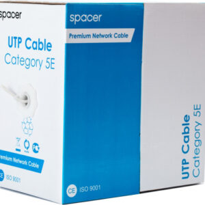 ROLA CABLU  UTP SPACER Cat5e, 305m, Cupru-Aluminu, Solid, AWG24,diam.0.51mm,supr. 0.21mm2,  "RCAT5ECCA"