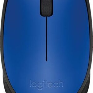 MOUSE LOGITECH, "M171", PC sau NB, wireless, 2.4GHz, optic, 1000 dpi, butoane/scroll 3/1, , albastru, "910-004640" (timbru verde 0.18 lei)