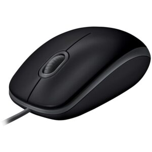 LOGITECH B110 Corded Mouse - SILENT - BLACK - USB - B2B, "910-005508" (timbru verde 0.18 lei)
