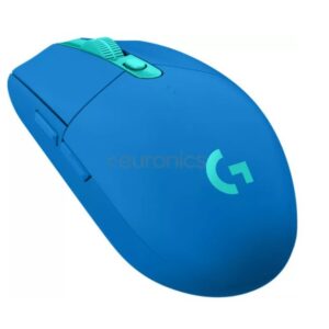 MOUSE LOGITECH, "G305 Lightspeed", gaming, wireless, 2.4GHz, optic, 12000 dpi, butoane/scroll 6/1, buton selectare viteza, albastru, "910-006014" (timbru verde 0.18 lei)
