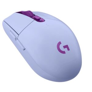 MOUSE LOGITECH, "G3054 Lightspeed", gaming, wireless, 2.4GHz, optic, 12000 dpi, butoane/scroll 6/1, buton selectare viteza, mov, "910-006022" (timbru verde 0.18 lei)