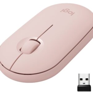LOGITECH Pebble Mouse 2 M350s - TONAL ROSE - BT - N/A - EMEA-808 - DONGLELESS "910-007014" (timbru verde 0.18 lei)