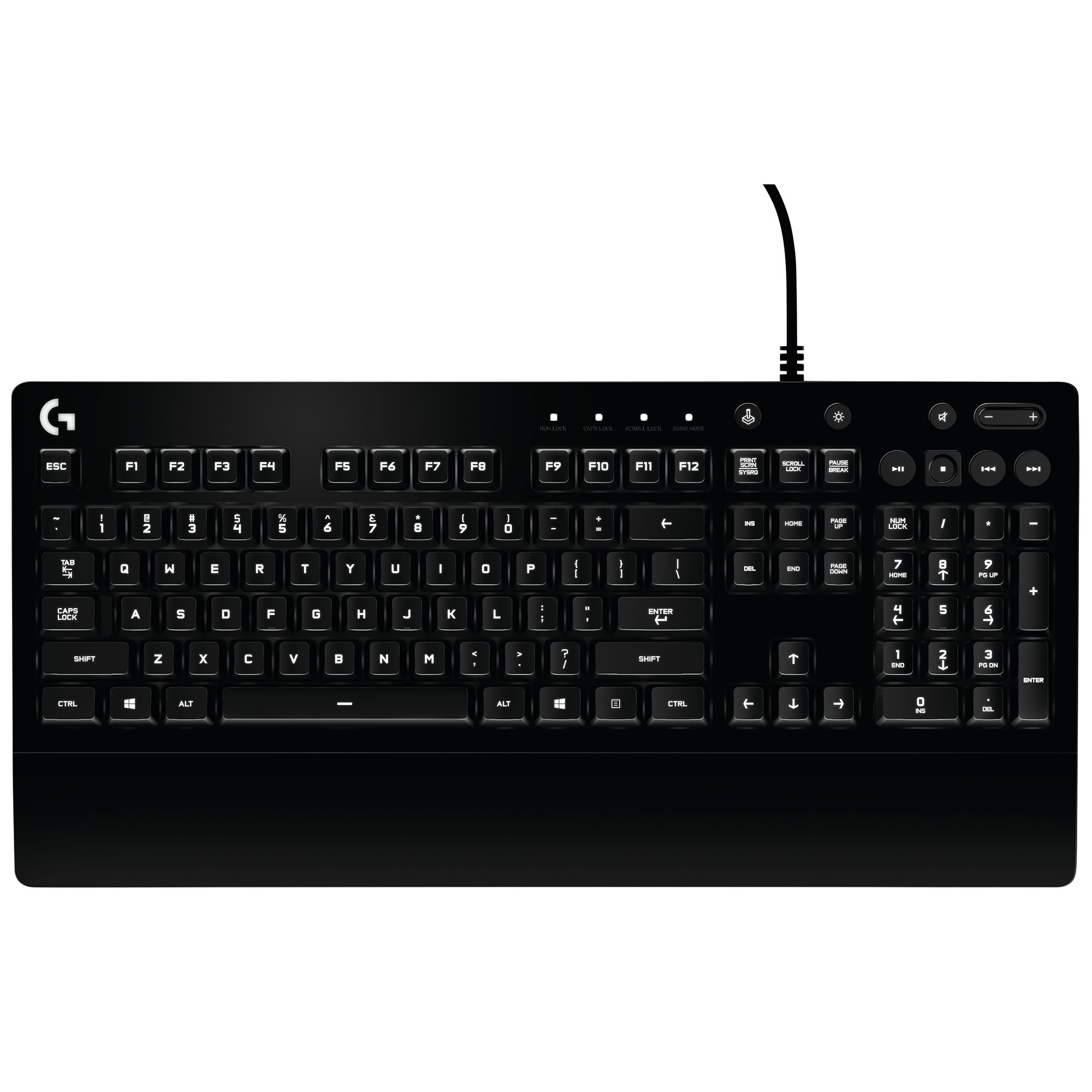 TASTATURA LOGITECH Gaming USB, iluminata, black "G213 Prodigy" "920-008093"  (timbru verde 0.8 lei)