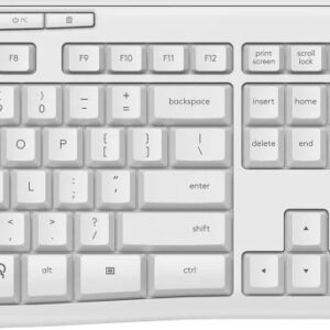 Kit TASTATURA si Mouse LOGITECH, "MK295", wireless,  taste format standard (104-108 taste), mouse alb, 3/1 butoane, 104, "920-009824" (timbru verde 0.8 lei)