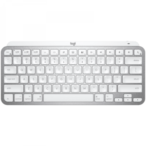 LOGITECH MX Keys Mini For Mac Minimalist Wireless Illuminated Keyboard - PALE GREY - US INTL - BT - EMEA, "920-010526" (timbru verde 0.8 lei)