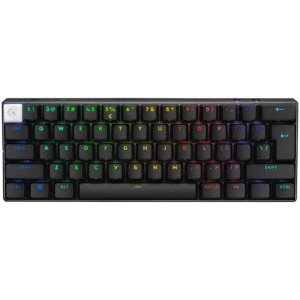 LOGITECH G PRO X 60 LIGHTSPEED Wireless Gaming Keyboard (Tactile) - BLACK - US INTL - 2.4GHZ/BT - EMEA28-935 - TACTILE SWITCH "920-011911" (timbru verde 0.8 lei)