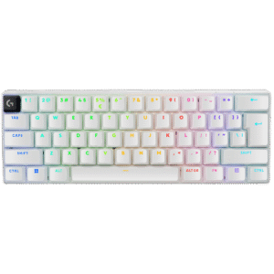 LOGITECH G PRO X 60 LIGHTSPEED Wireless Gaming Keyboard (Tactile) - WHITE - US INTL - 2.4GHZ/BT - EMEA28-935 - TACTILE SWITCH "920-011930" (timbru verde 0.8 lei)