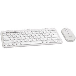 LOGITECH Pebble 2 Combo - TONAL WHITE - (US) INTL - 2.4GHZ/BT - N/A - INTNL-973 - UNIVERSAL "920-012240" (timbru verde 0.8 lei)