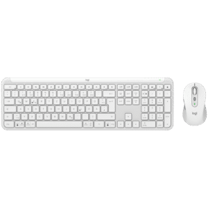 LOGITECH Signature Slim Combo MK950 - OFF WHITE - US INTL - 2.4GHZ/BT - INTNL-973 "920-012491" (timbru verde 0.8 lei)