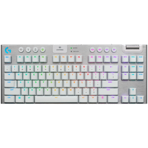 LOGITECH G915 X LIGHTSPEED TKL Wireless Gaming Keyboard - WHITE - US INTL - 2.4GHZ/BT  - EMEA28i-935 - TACTILE "920-012737" (timbru verde 0.8 lei)