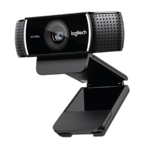 CAMERA web LOGITECH Webcam C922, Full HD rez 1920 x 1080, USB 2.0, microfon, negru, "960-001088" (timbru verde 0.18 lei)