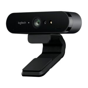 CAMERA web LOGITECH BRIO, 4K UHD rez 3840 x 2160, USB 3.0, microfon, negru, "960-001194" (timbru verde 0.18 lei)