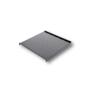 Raft fix 19", 1U, 300mm, fixare fata in 2 puncte, sarcina 30kg, culoare gri RAL 7035 - DATEUP "9801130400"