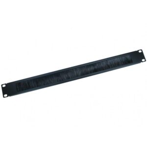Ghidaj cabluri cu perii (organizator cabluri rack) , 1U , negru - DATEUP "9801130671