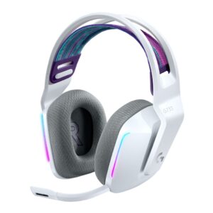 LOGITECH G733 LIGHTSPEED Wireless RGB Gaming Headset - WHITE - 2.4GHZ - EMEA, "981-000883" (timbru verde 0.8 lei)