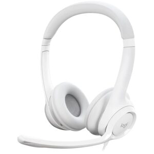 LOGITECH H390 Corded Headset - OFFWHITE - USB "981-001286" (timbru verde 0.8 lei)