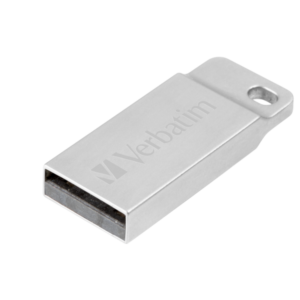 MEMORII USB Verbatim, 98750, Metal Executive, USB 2.0, 64GB, silver, "98750" (timbru verde 0.03 lei)