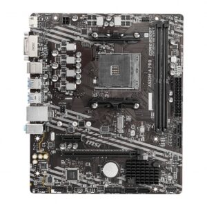 PLACA de BAZA MSI A520M, skt AM4, AMD A520, mATX, slot RAM 2 x DDR4, max 64 GB, 4x S-ATA 3, 1x M.2, 1x PCI-E, PCI-E3.0 x 16 x 1, PCI-E3.0 x 1 x 1, LAN 10/100/1000 Mbps, HDMI, DVI-D, 7.1, "A520M-A_PRO"