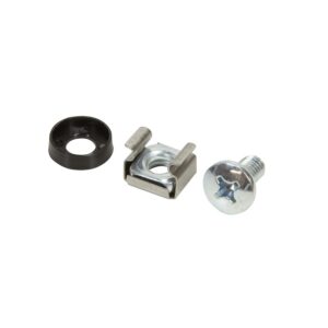 SET montare LOGILINK pentru rack 19", contine 50 piese: suruburi, saibe, piulite, diametru 6mm (M6), otel placat cu zinc si plastic "AC0112"