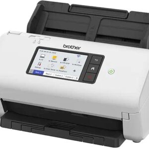 Scanner Desktop  BROTHER ADS-4700W, A4, Viteza de scanare duplex: 40ppm/80ipm, Optiuni: , Conectivitate:USB|Retea|WiFI, Scanare ambele fete:Da, ADF:80coli(timbru verde 4 lei)   "ADS4700WTF1"