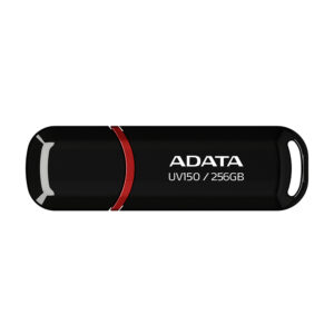 MEMORIE USB 3.2 ADATA 256 GB, cu capac, carcasa plastic, negru "AUV150-256G-RBK" (timbru verde 0.03 lei)