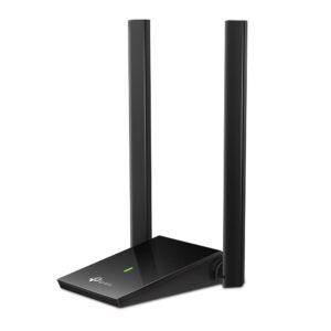 ADAPTOR RETEA TP-LINK AC1300, extern wireless 2.4 GHz | 5 GHz, USB 3.0, port, 867 Mbps, antena externa x 2, "Archer T4U Plus" (timbru verde 0.18 lei)