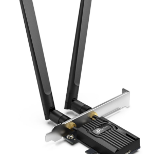 PLACA RETEA TP-LINK AX3000, intern wireless 2.4 GHz | 5 GHz, PCI-E, port, 3000 Mbps, antena externa x 2, "Archer TX55E"