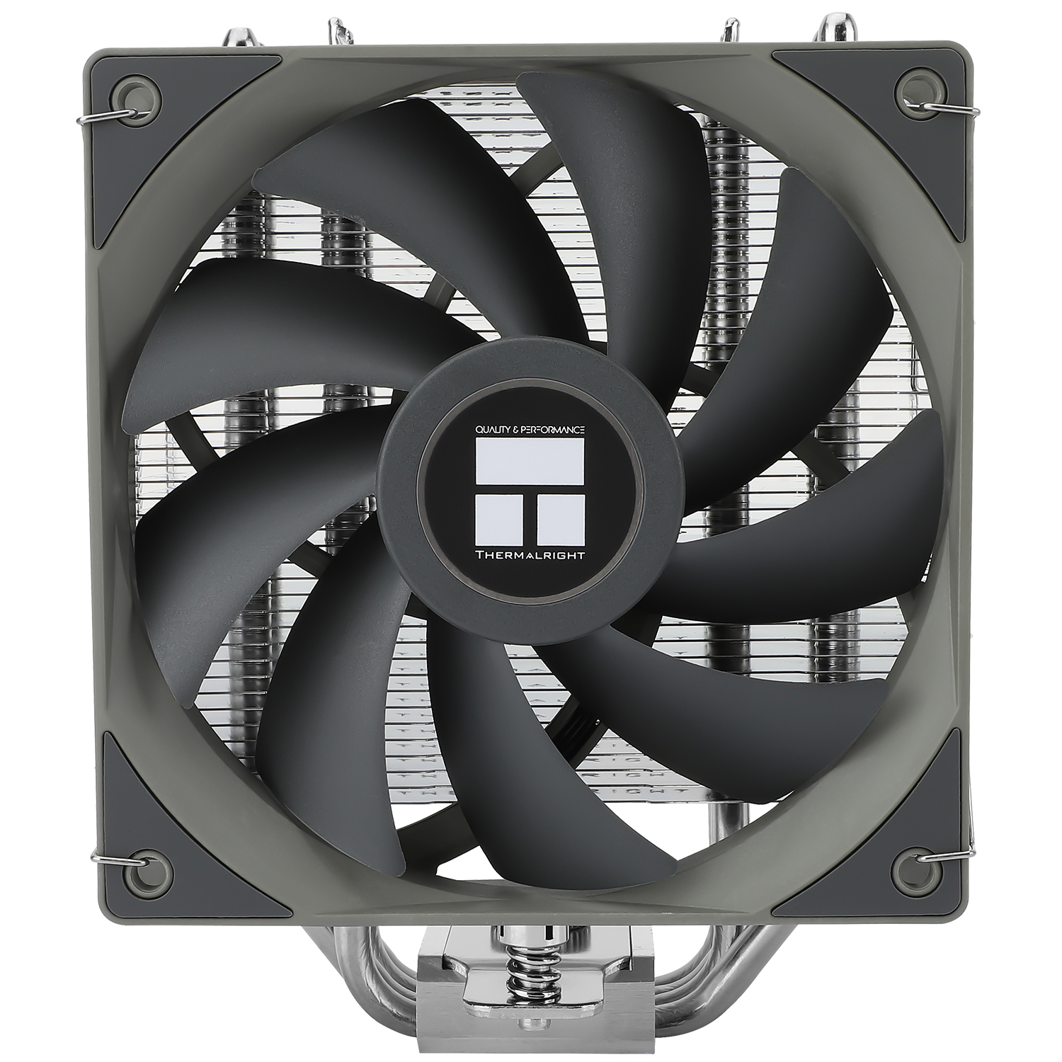COOLER Thermalright "Assassin Spirit 120" skt. Intel si AMD, racire cu aer, vent. 120mm, 1500 rpm, 4 heatpipe, inaltime 154mm, fara LED, negru, argintiu,"Assassin Spirit 120 V2"  (timbru verde 0.8 lei)