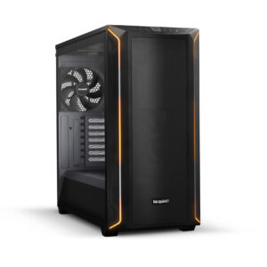 CARCASA be quiet! "SHADOW BASE 800DX", Middle Tower, ATX, fara sursa, 3xfan, USB 3.2 gen 1 x 2, USB Type-C x 1, audio+mic, PSU shroud, 7 sloturi expansiune, ARGB, negru, "BGW61" (timbru verde 0.32lei)