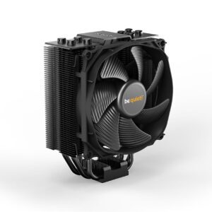 COOLER be quiet "Dark Rock Slim",racire aer, Ø6 mm×4 pcs heatpipe, skt. Intel LGA 1700/1200/115x/2066/2011-v3 AMD AM5/AM4, fan 120mm, 1500 rpm, conectare 4-pin PWM, LED , "BK024" (timbru verde 2 lei)