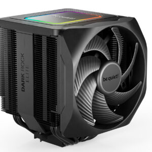 COOLER be quiet "Dark Rock Elite",racire aer, Ø6 mm×7 pcs heatpipe, skt. Intel LGA 1700/1200/115x,  AMD: AM5/AM4, fan 135mm, 2000 rpm, conectare 4-pin PWM, LED ARGB, "BK037" (timbru verde 2 lei)