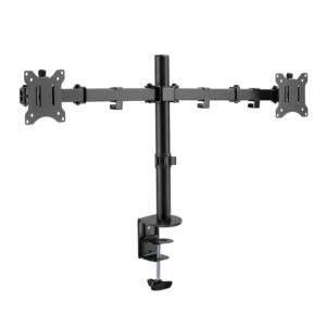 SUPORT de birou LOGILINK, pt 2 TV/monitor plat, diag. max 32 inch, rotatie, inclinare, pivotare, max 8 kg, "BP0098"