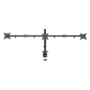SUPORT de birou LOGILINK, pt 3 TV/monitor plat, curbat, diag. max 27 inch, rotatie, inclinare, pivotare, orizontala, verticala, totala, max 7 Kg x 3, "BP0173"