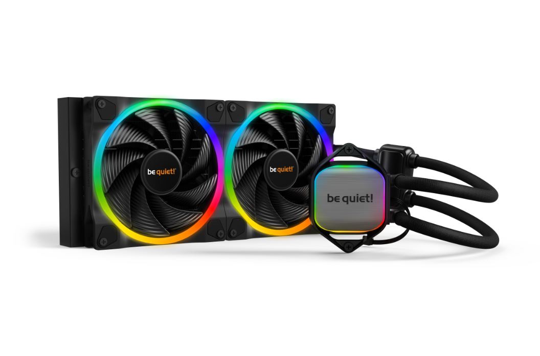 COOLER be quiet! "PURE LOOP 2 FX", racire lichid, skt. Intel LGA 1700/1200/115x/2011-v3, AMD AM5/AM4,radiator aluminiu,pompa 5500rpm, fan 2x140mm, 2200rpm,4-pin PWM, ARGB "BW014" (timbru verde 2 lei)