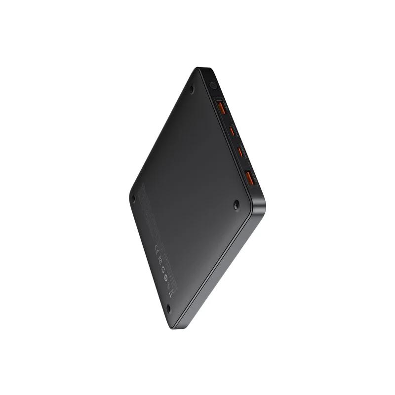 POWER BANK Baseus Blade, 20000mAh, PD 100W, ultra thin, 2 x USB; 2 x USB Type-C, display digital pt. status baterie, total 5A, negru, "PPBL000301" (timbru verde 0.98 lei) - 6932172628031 - imagine 8