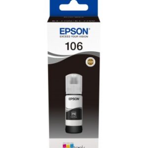 Cartus Cerneala Original Epson Black, nr.106, pentru L7160|L7180, 70ml, (timbru verde 0.15 lei), "C13T00R140"(RAPO)