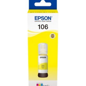Cartus Cerneala Original Epson Yellow, nr.106, pentru L7160|L7180, 70ml, (timbru verde 0.15 lei), "C13T00R440"(RAPO)