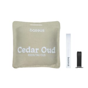 ODORIZANT AUTO Baseus Margaret Series, Cedar Oud, dimensiune 70*70mm, gri "C20362400832-00" - 6932172643133