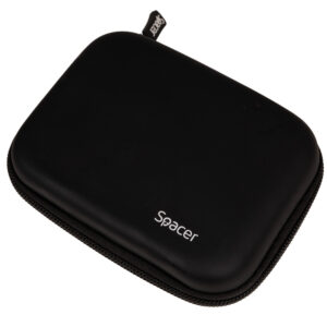 HUSA SPACER, pt HDD/SSD 2.5", buzunar intern plasa, negru, "SPHD-001"